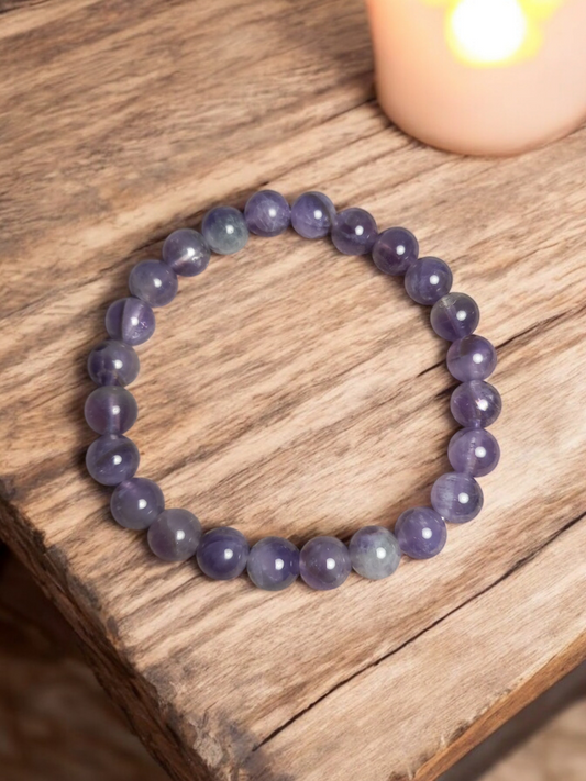 Bracelet Améthyste Claire 8mm