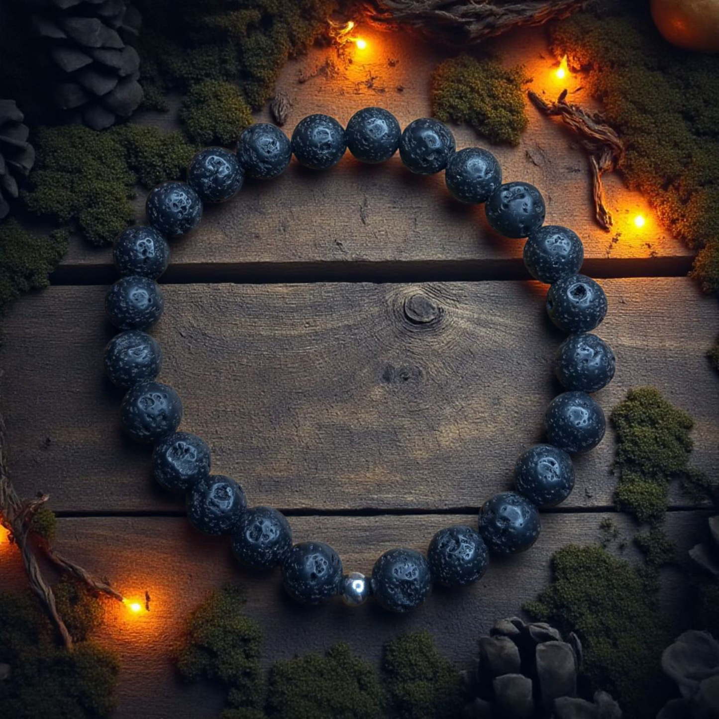 Bracelet Pierre de Lave