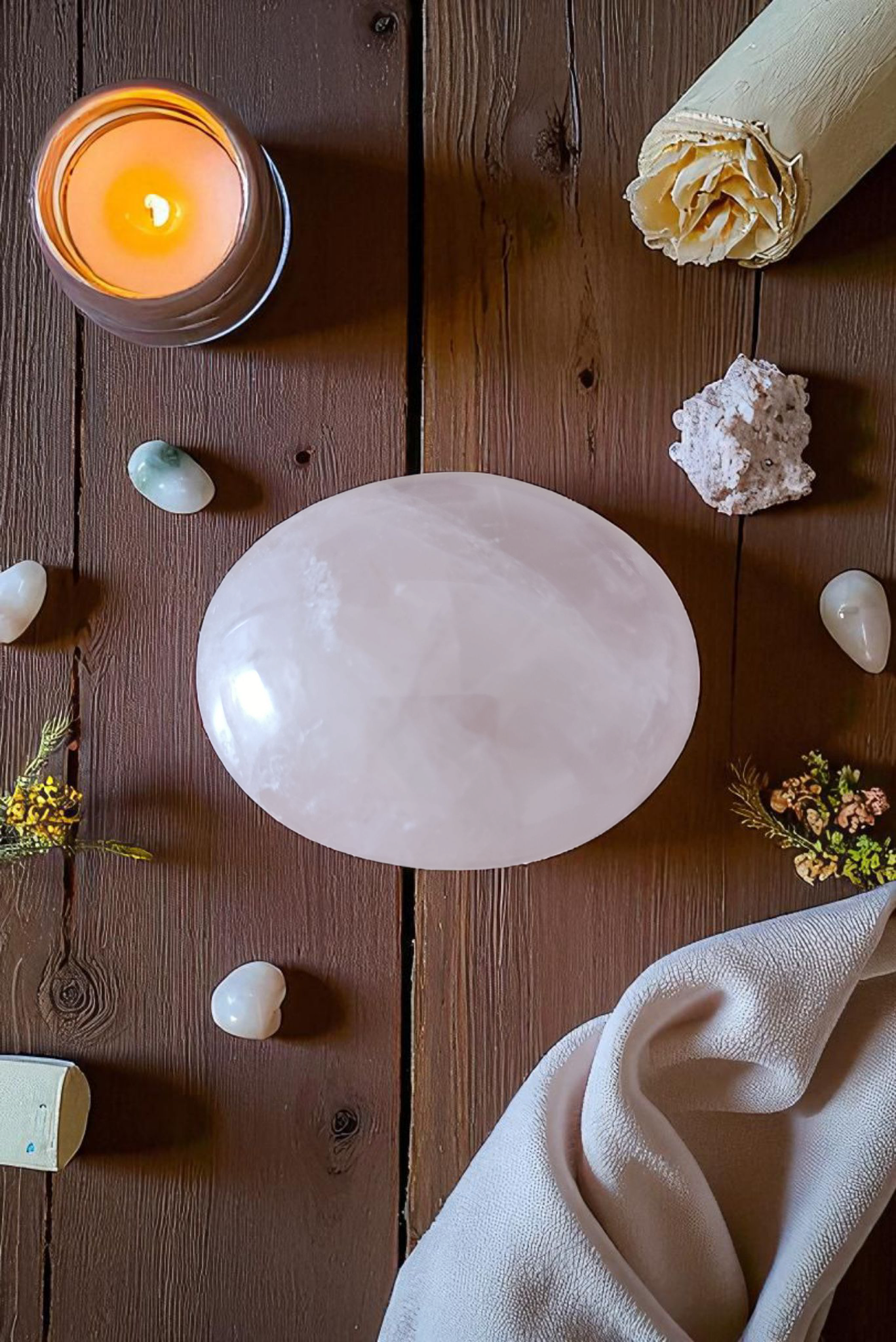 Galet Quartz Rose