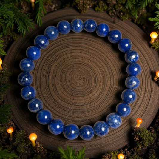 Bracelet Lapis-lazuli 8mm