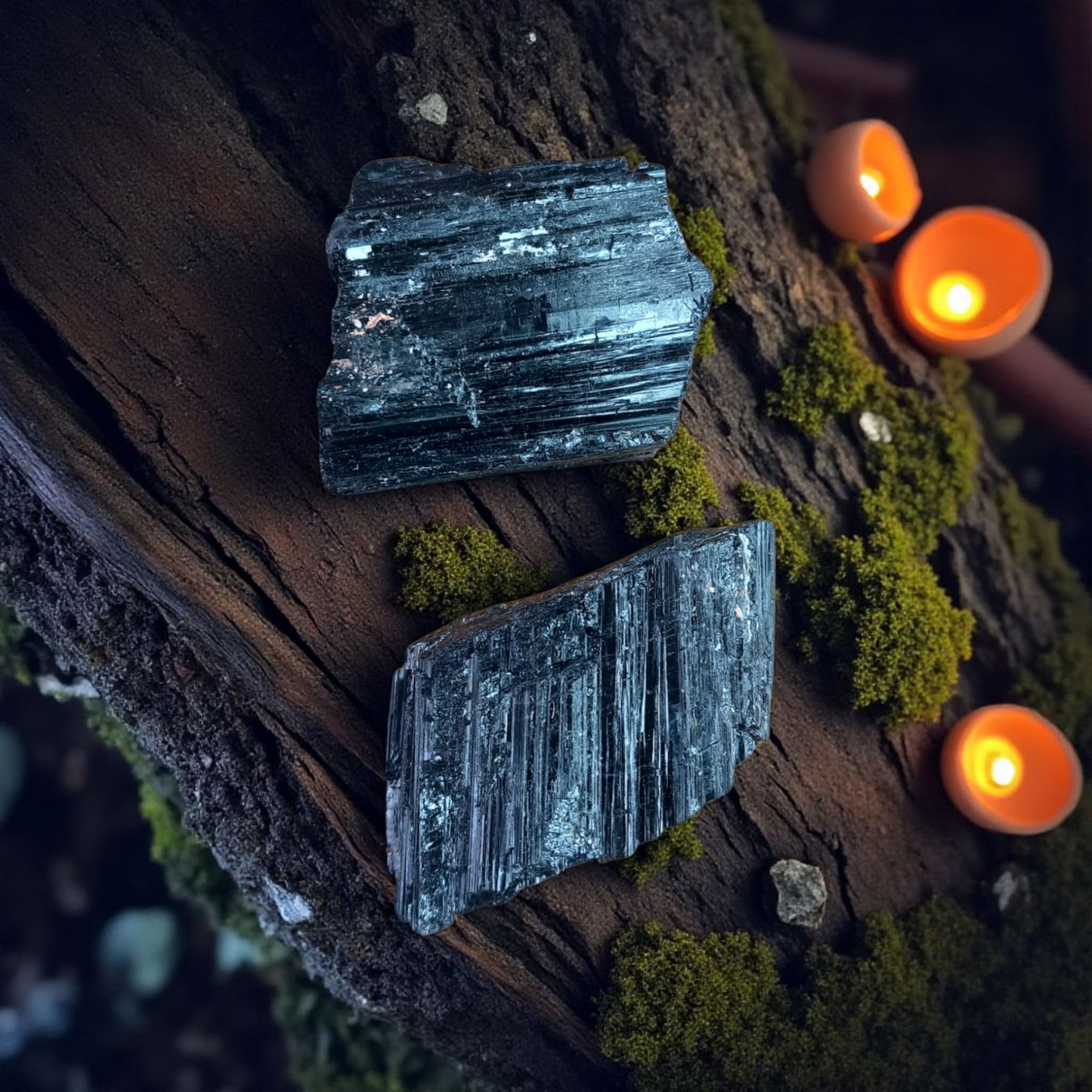 Tourmaline noire brute