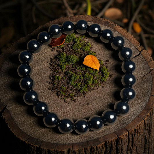 Bracelet Tourmaline noire 8mm