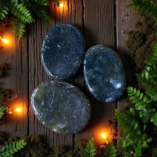 Pierre d'apaisement Agate Mousse