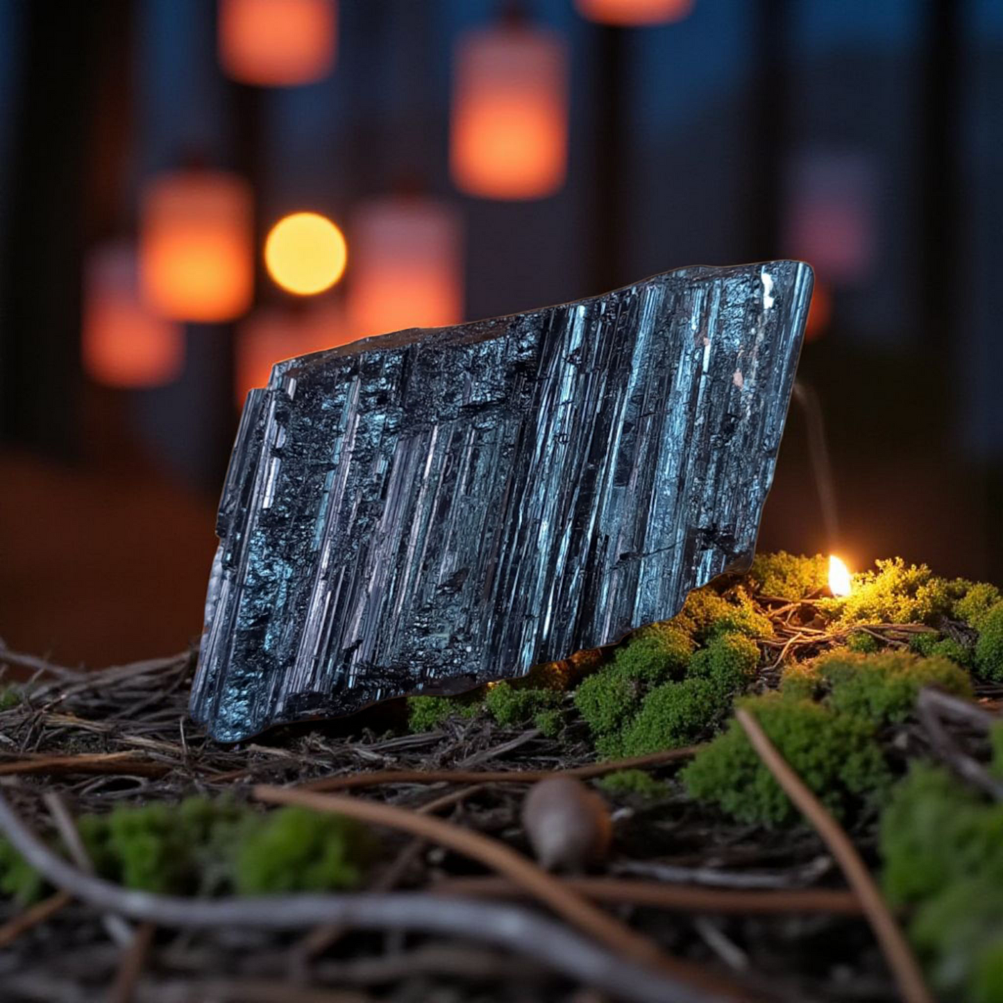 Tourmaline noire brute