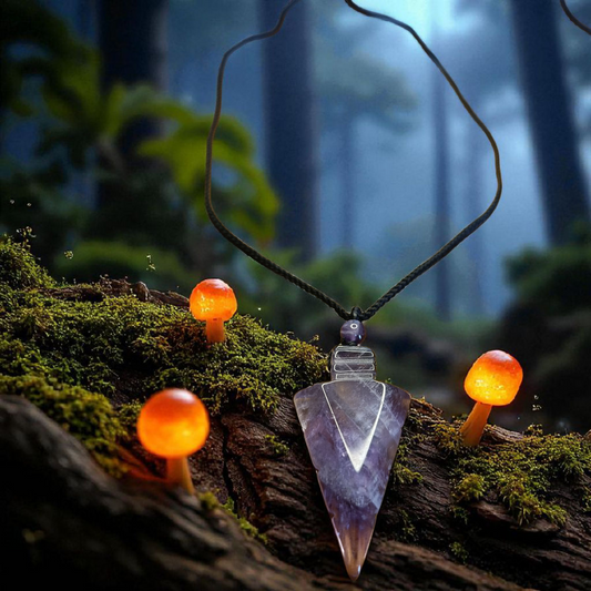 Pendentif Nuada - Pointe de Flèche Améthyste