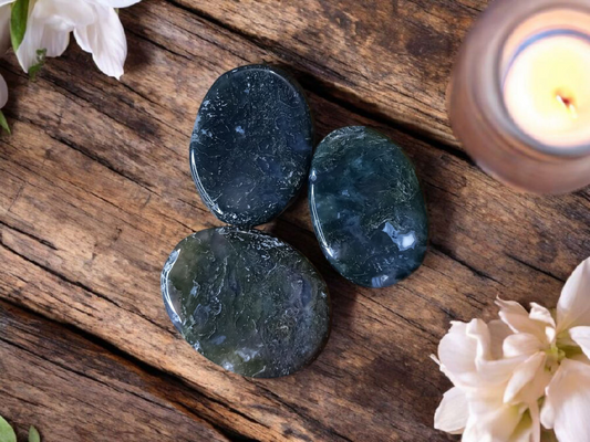 Galet anti-stress Agate Mousse
