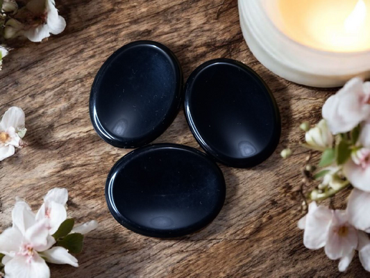 Galet anti-stress Obsidienne Noire